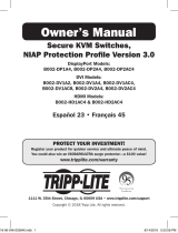 Tripp Lite Secure KVM Switches, NIAP Protection Profile Version 3.0 El manual del propietario