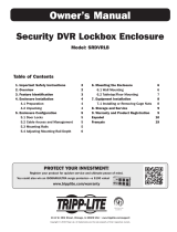 Tripp Lite Security DVR Lockbox Enclosure El manual del propietario