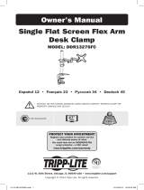 Tripp Lite Single Flat Screen Flex Arm Desk Clamp El manual del propietario