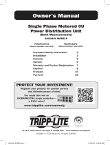Tripp Lite Single Phase Metered 0U Power Distribution Unit El manual del propietario