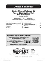 Tripp Lite Single Phase Metered 0U Power Distribution Unit El manual del propietario
