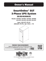 Tripp Lite SmartOnline ® SUT 3-Phase UPS System 20/30/40/60kVA El manual del propietario