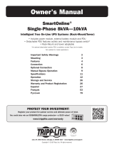 Tripp Lite SmartOnline 8kVA-10kVA UPS El manual del propietario