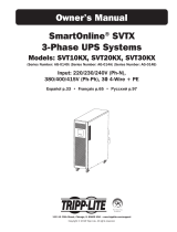 Tripp Lite SmartOnline SVT 3-Phase UPS Systems El manual del propietario
