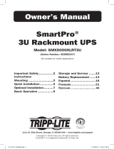 Tripp Lite SmartPro 3U Rackmount UPS El manual del propietario