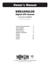 Tripp Lite SMX1000LCD UPS El manual del propietario