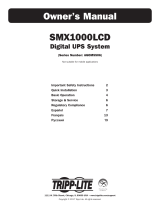Tripp Lite SMX1000LCD UPS El manual del propietario