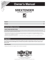 Tripp Lite SREXTENDER Rack Enclosure Extension Frame El manual del propietario