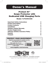 Tripp Lite TLP608RUSBB Protect It! Surge Protector Manual de usuario