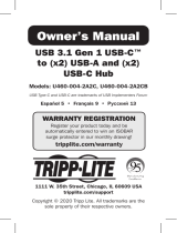 Tripp Lite U460-004-2A2C & U460-004-2A2CB El manual del propietario