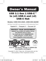Tripp Lite U460-004-2A2C & U460-004-2A2CB El manual del propietario