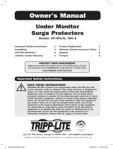 Tripp Lite Under Monitor Surge Suppressors El manual del propietario