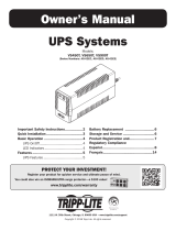 Tripp Lite VS450T, VS650T & VS900T UPS Systems El manual del propietario