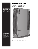 Oreck AIR12B Guía del usuario