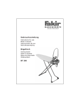 Fakir ironing board BT 200 El manual del propietario