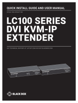 Black Box KVXLC-100, KVXLCF-100 Manual de usuario