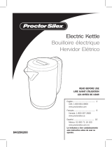 Proctor Silex 40940 Manual de usuario