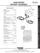 Lincoln Electric Weld-Pak 180HD Instrucciones de operación