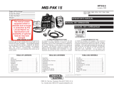 Lincoln Electric MIG-PAK 15 Instrucciones de operación
