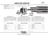 Lincoln Electric Weld-Pak 5000HD Manual de usuario