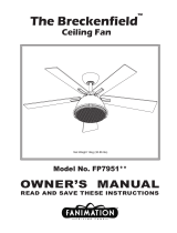 Fanimation Breckenfield FP7951 El manual del propietario