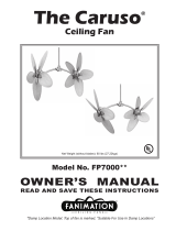 Fanimation Caruso FP7000 El manual del propietario