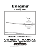 Fanimation Enigma FP2120 El manual del propietario