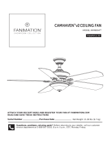 Fanimation CAMHAVEN FP8094 Series El manual del propietario