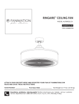 Fanimation LP8405LCH RingAire ENG-SPA El manual del propietario
