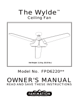Fanimation Wylde FPD6220 El manual del propietario