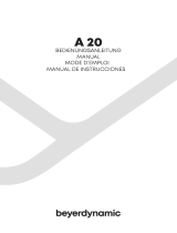 Beyerdynamic A20 El manual del propietario