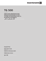 Beyerdynamic TG 500 Product Family Guía del usuario