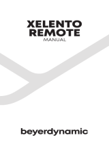 Beyerdynamic Xelento remote Manual de usuario