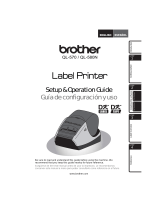 Brother QL-580N - B/W Direct Thermal Printer Guía del usuario