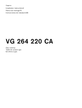 Gaggenau VG264220CA Guía de instalación
