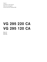 Gaggenau VG295120CA Guía de instalación