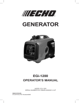 Echo EGi-1200 Manual de usuario