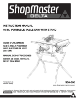 Delta  S36-300 El manual del propietario