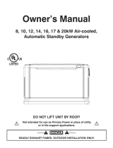 Generac 10 kW 0055280 Manual de usuario