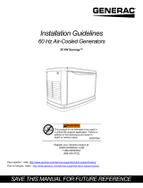 Generac Synergy Series G0060550 Manual de usuario