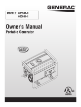 Generac GP1800 005981R0 Manual de usuario