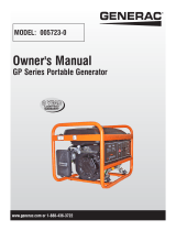 Generac GP1800 005723R0 Manual de usuario