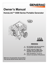 Generac 6500E 0068650 Manual de usuario