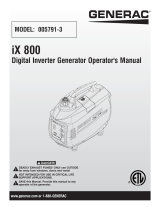 Generac iX800 0057913 Manual de usuario
