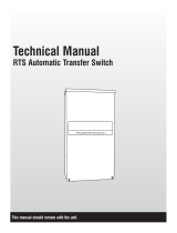 Generac 120/240V, 200A RTSN200J3S Manual de usuario