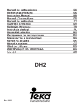 Teka DH2 985 ISLAND Manual de usuario