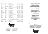 Teka GFH 73 Manual de usuario