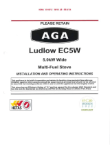 AGA Ludlow EC5W Stove - Multi Fuel Guía del usuario