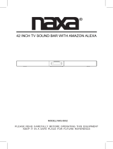 Naxa 2.1 Channel Soundbar El manual del propietario