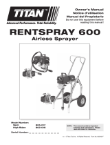 Titan Rent Spray 600 Impact El manual del propietario